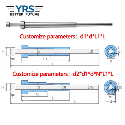 Tuleja wypychacza formy SKD61, rura popychacza, niestandardowa tuleja rurowa, pusta szpilka, odpowiednia do form odlewniczych z tworzyw sztucznych